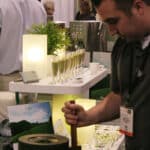 Grinding Matcha