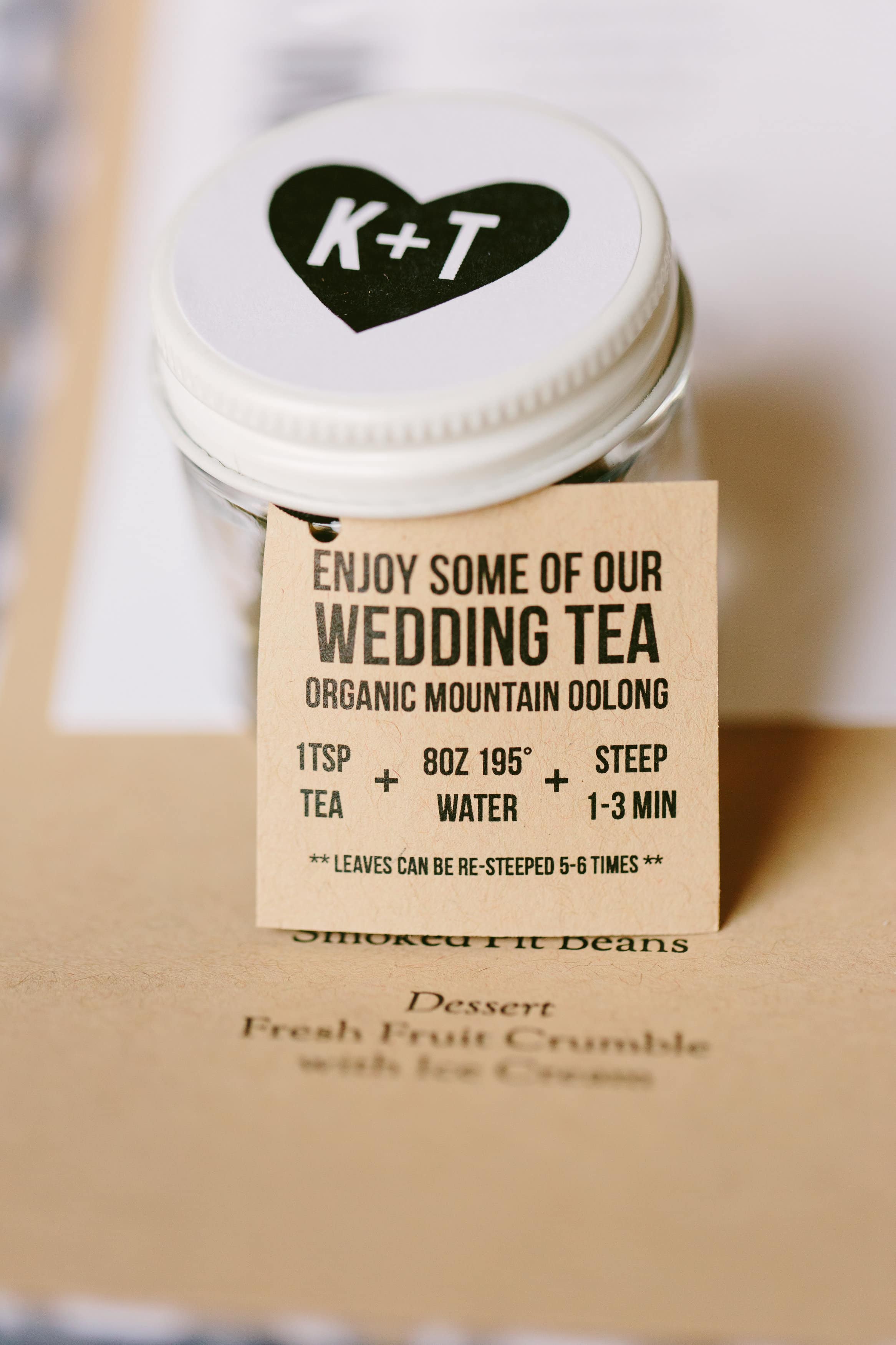 Tea Wedding Favors